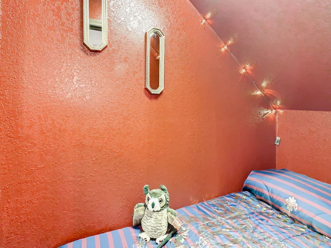 The cupboard isn't an actual bedroom, however, we've provided a cot and bedding for any die-hard Potterheads that would like to stay there!