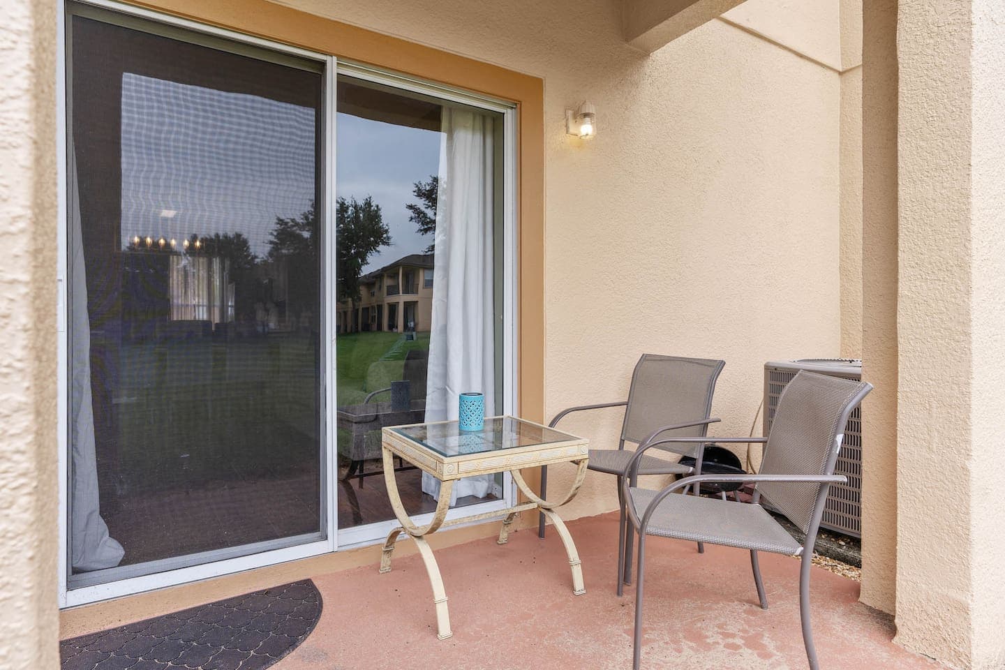 Enjoy the outdoor living space.