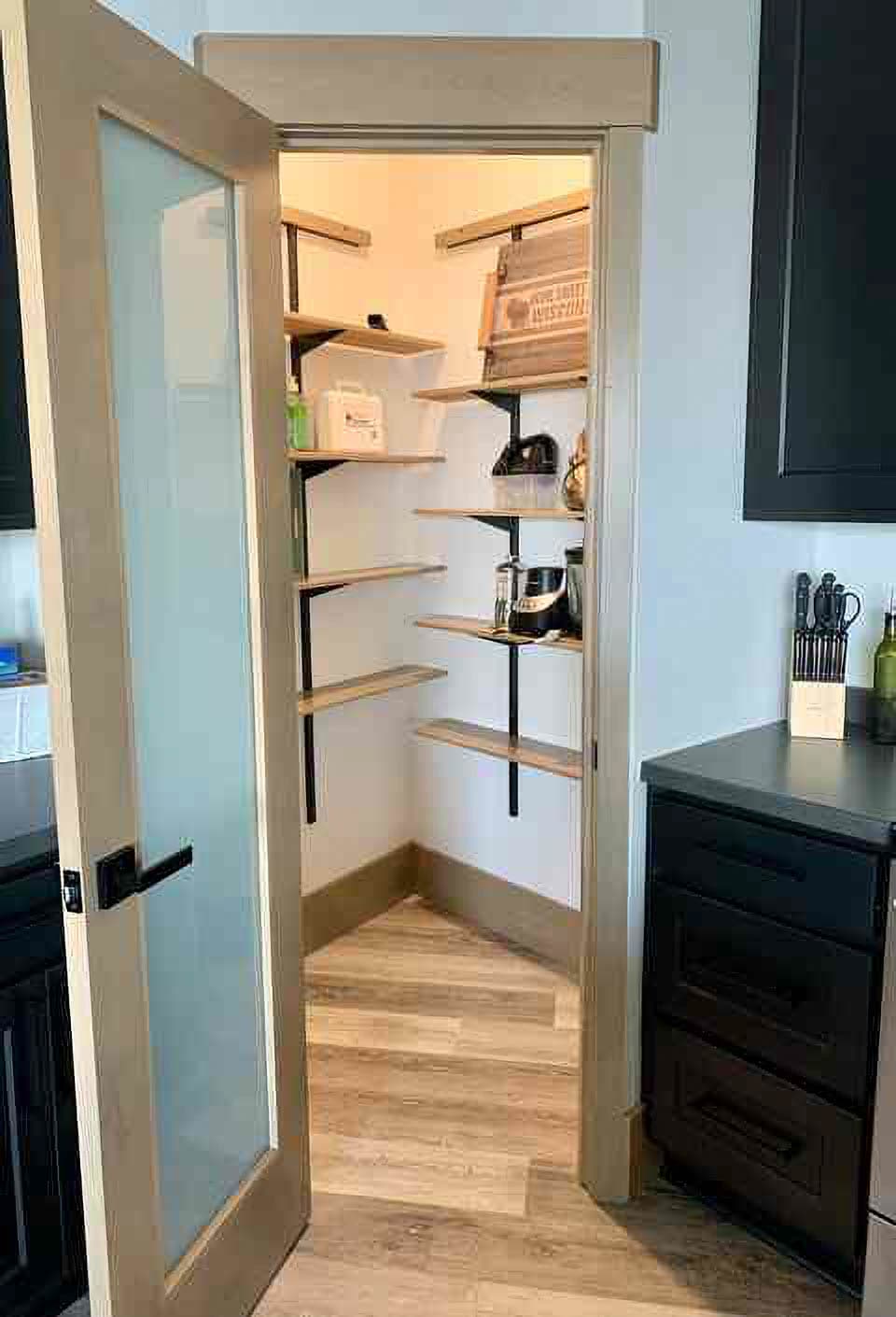 Pantry in Kitchen for extra storage.