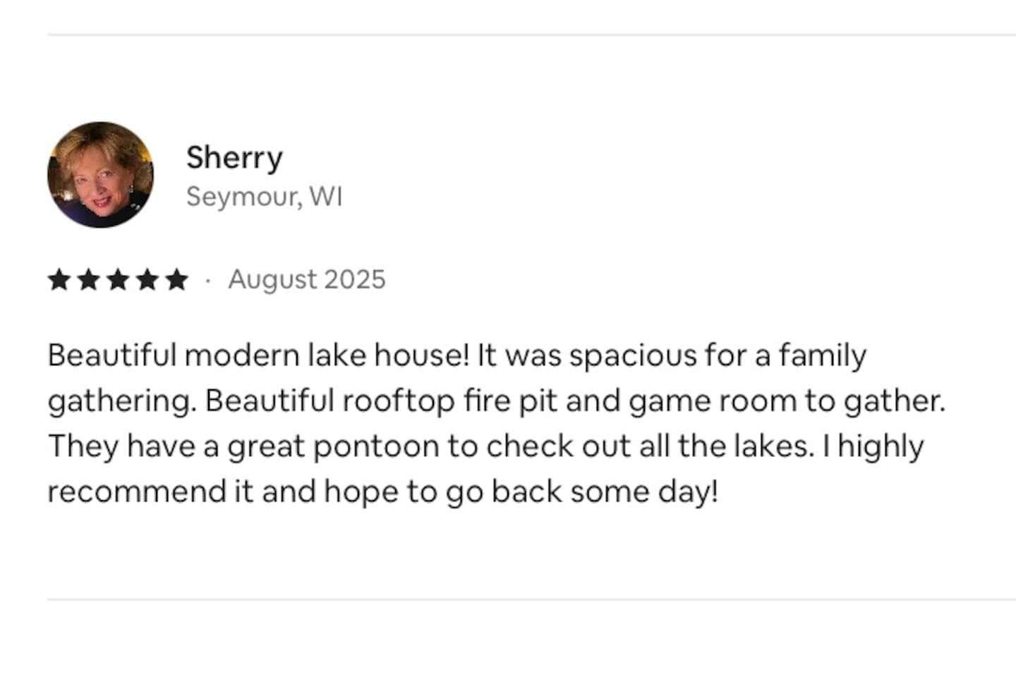 We welcome your next family gathering too!
