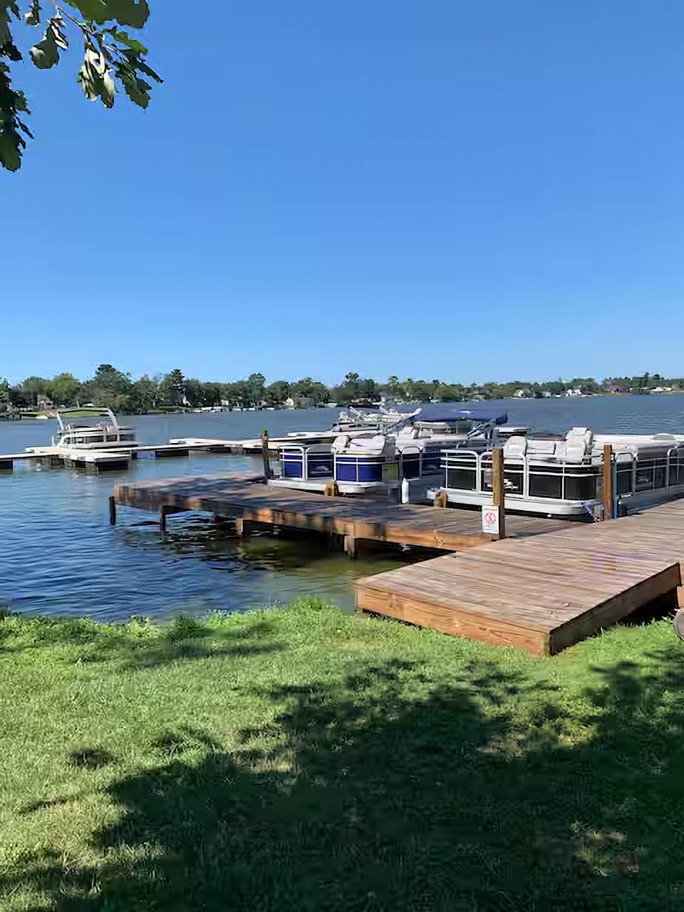 Dock access for your watercraft (or rent a pontoon) or use it for enjoying the lake in the backyard!