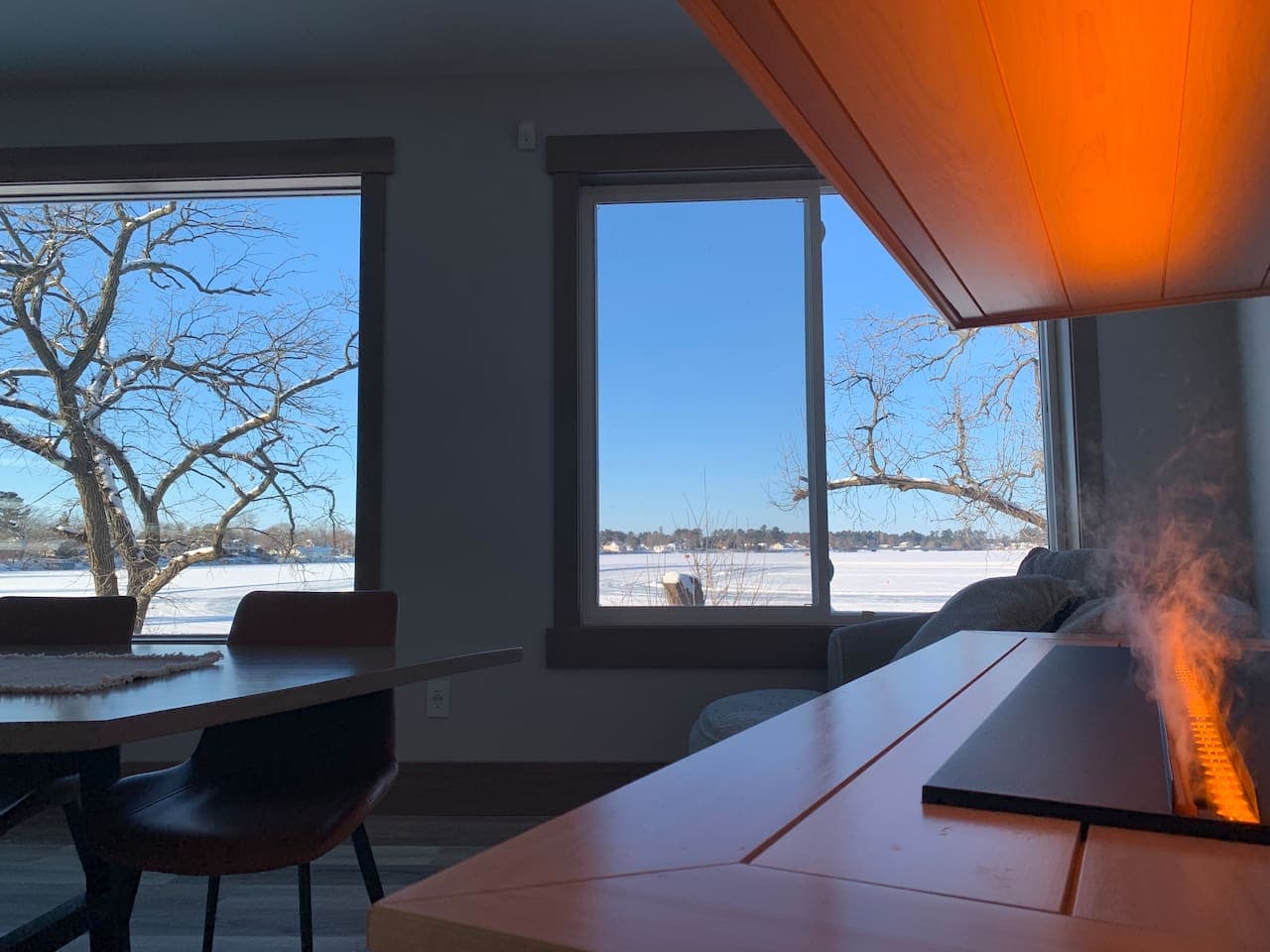 Lake views are just as relaxing and enjoyable in the winter months.