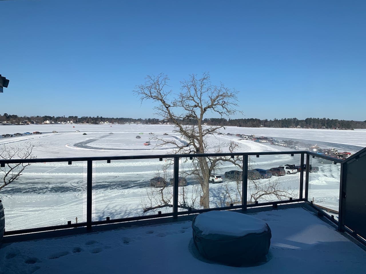Ice races every winter ~January through ~February/March. Best views on the lake!