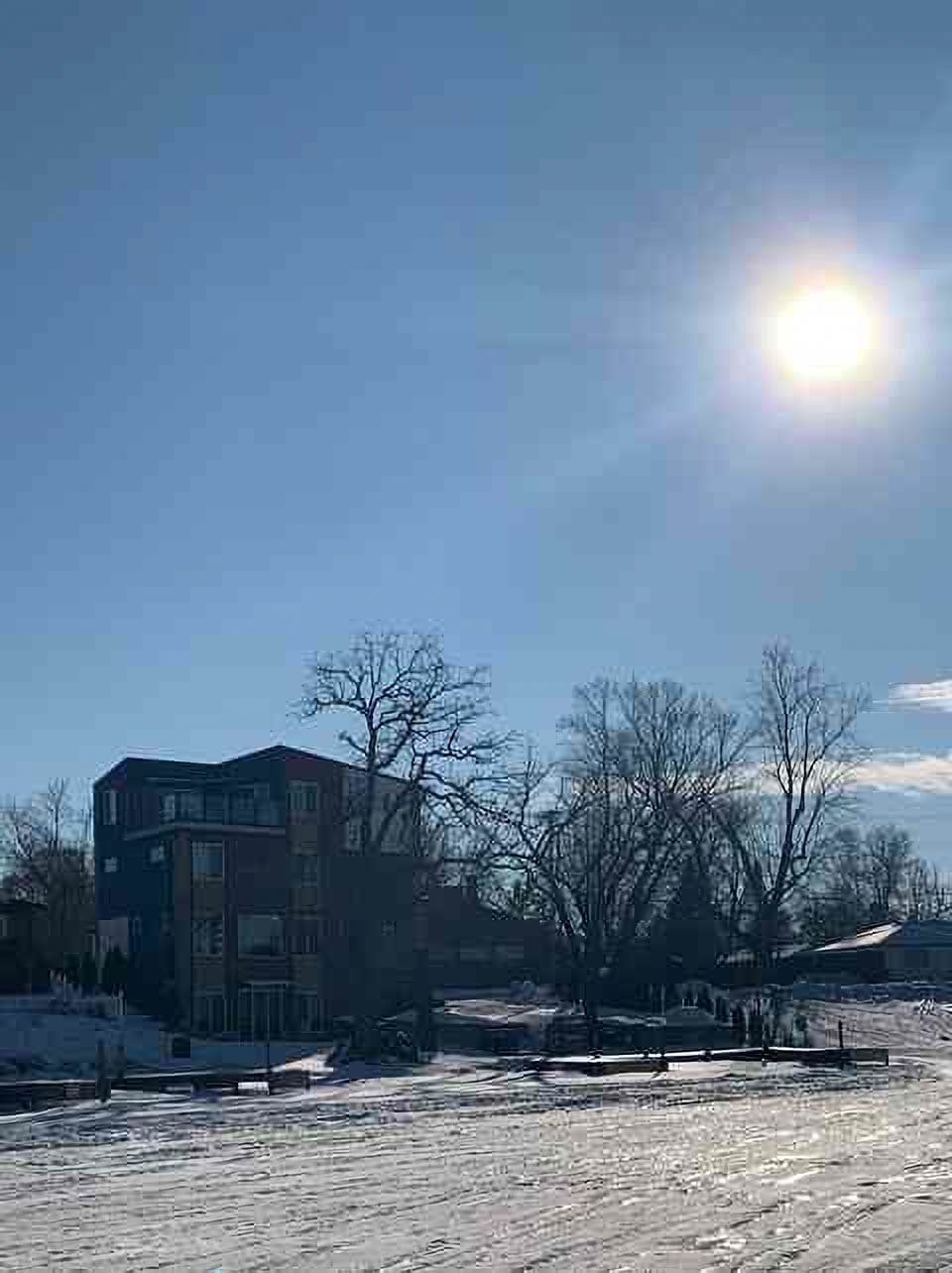 Easy and convenient ice fishing and snowmobile trail access during the winter.