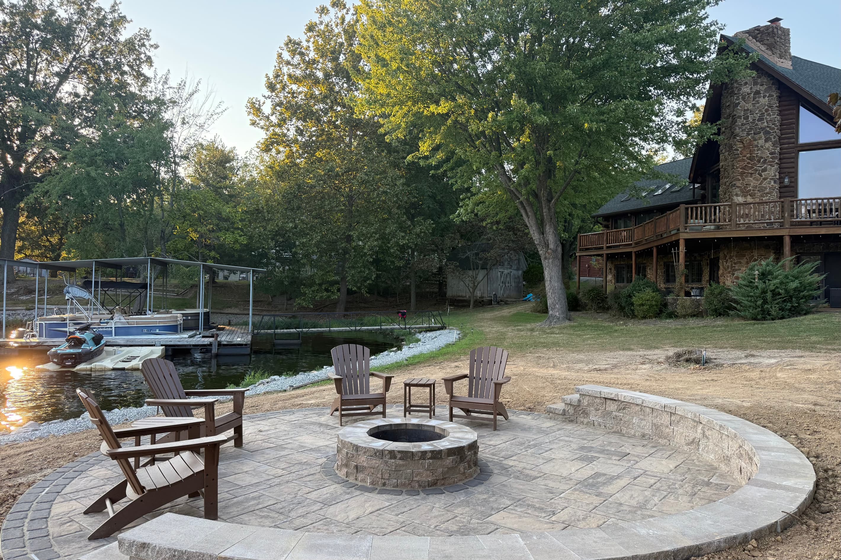 New firepit for you to enjoy