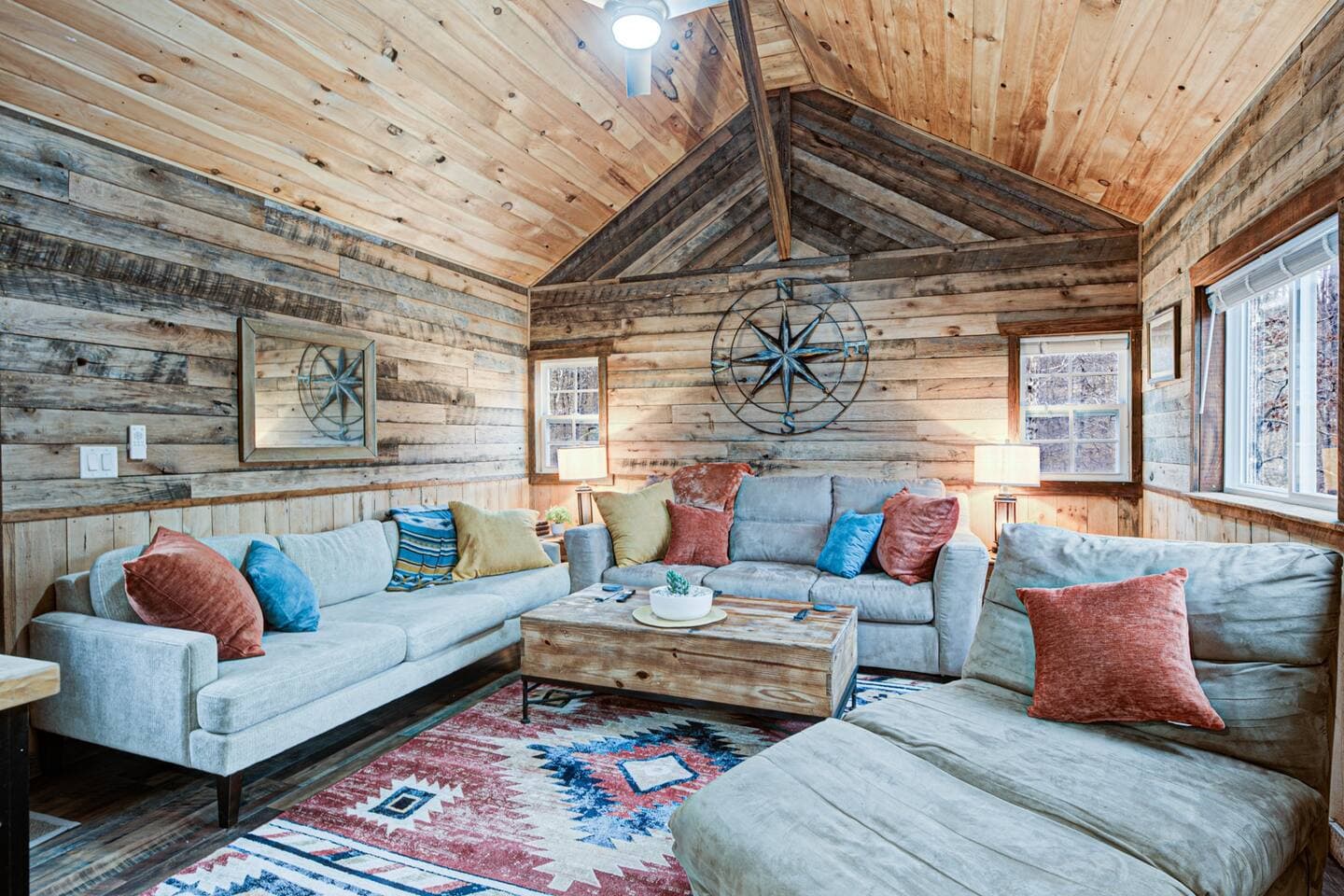 Red River Gorge Cabin Living Room