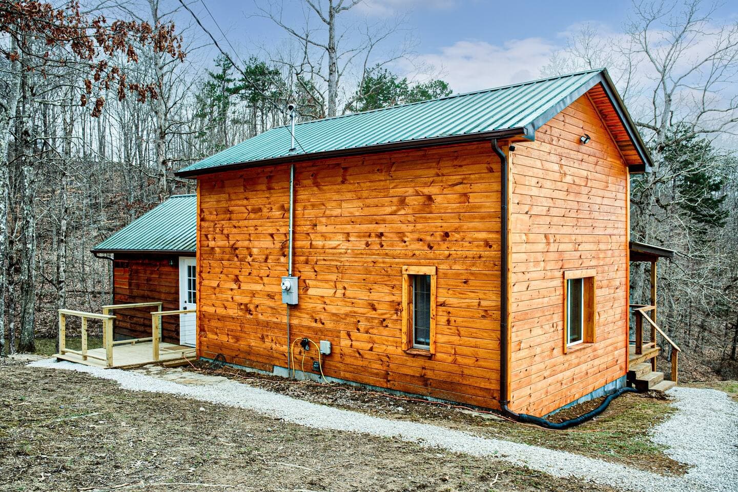 Red River Gorge Cabin From Behind