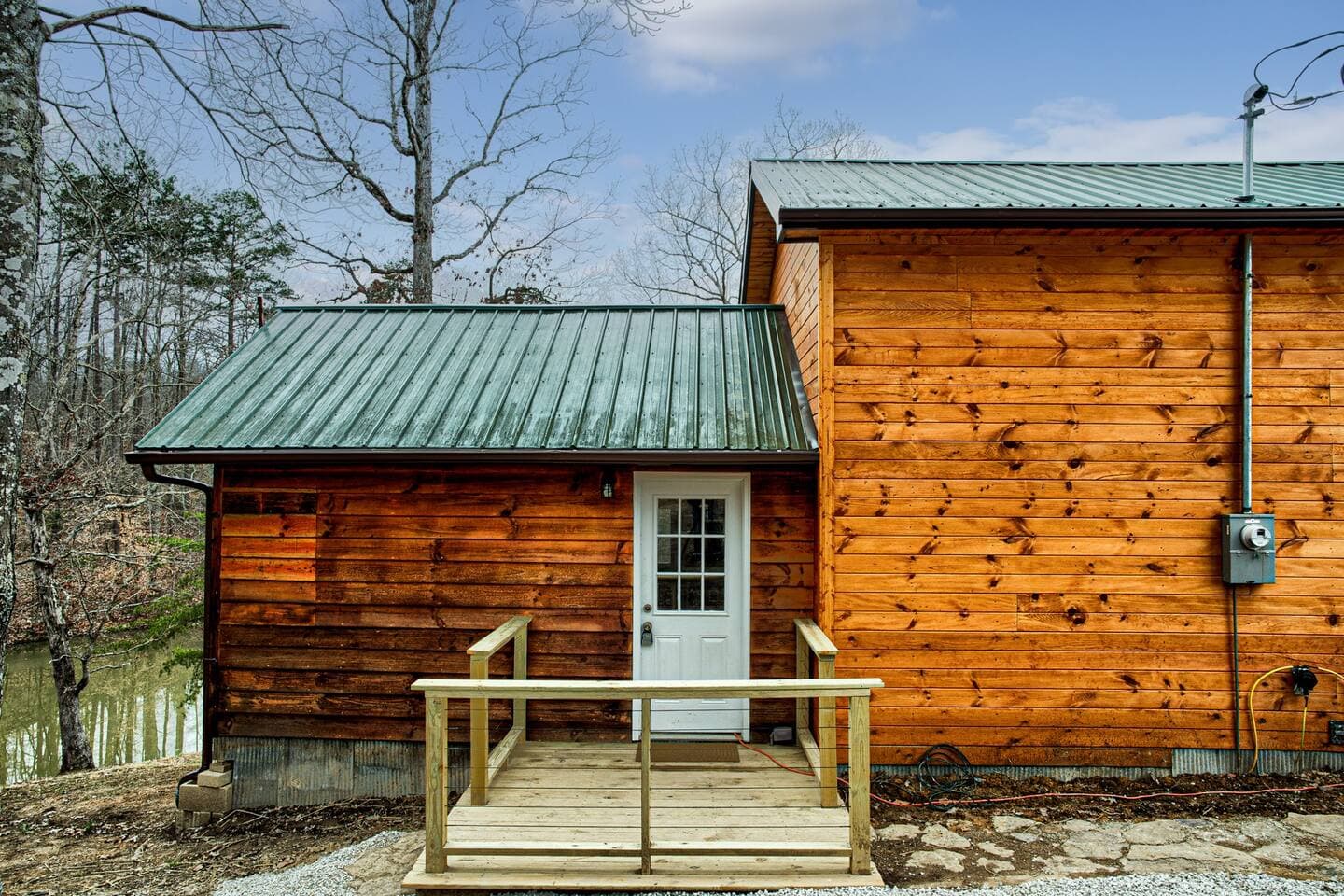 Red River Gorge Cabin Back Porch