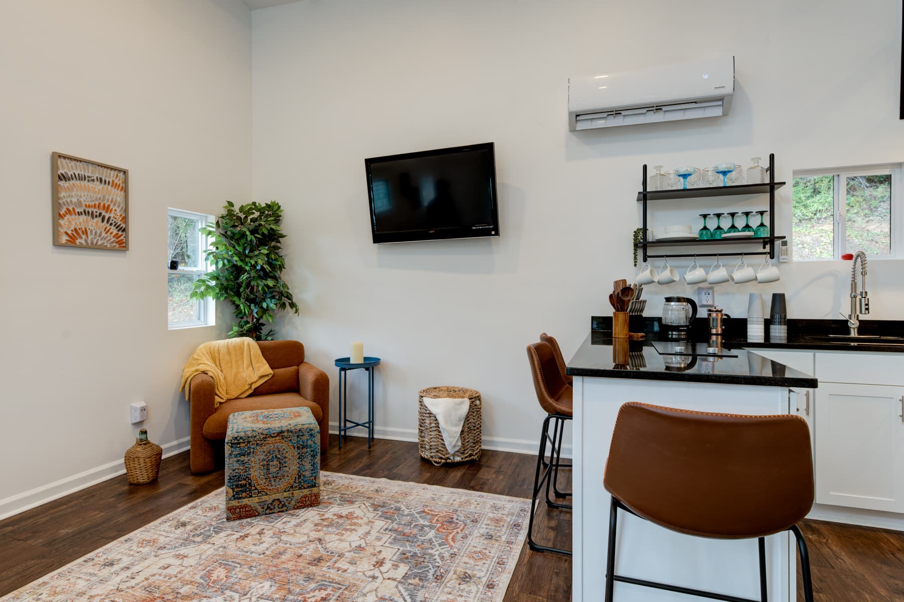 Large TV and Seating