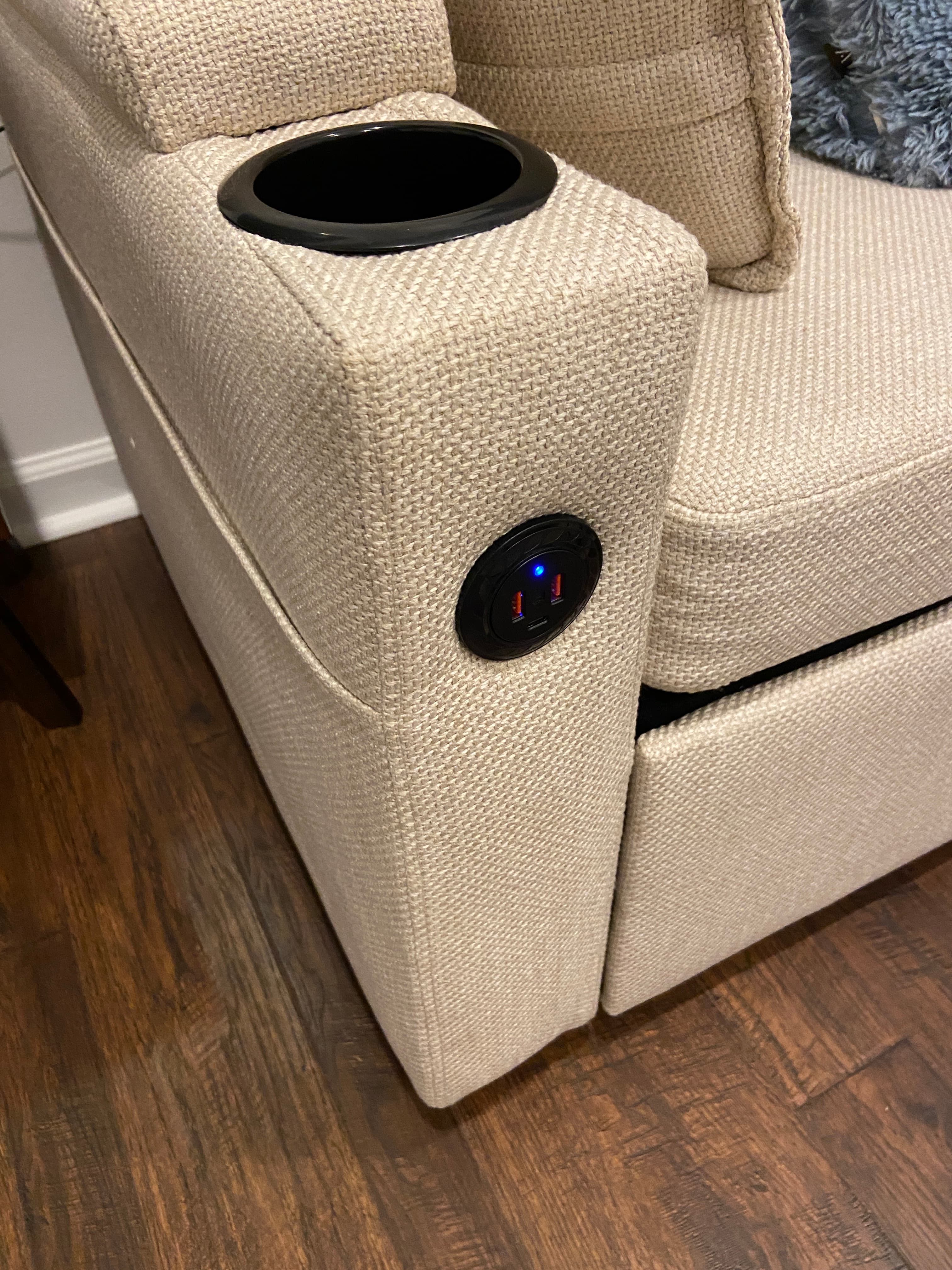 Charging Ports on Couch