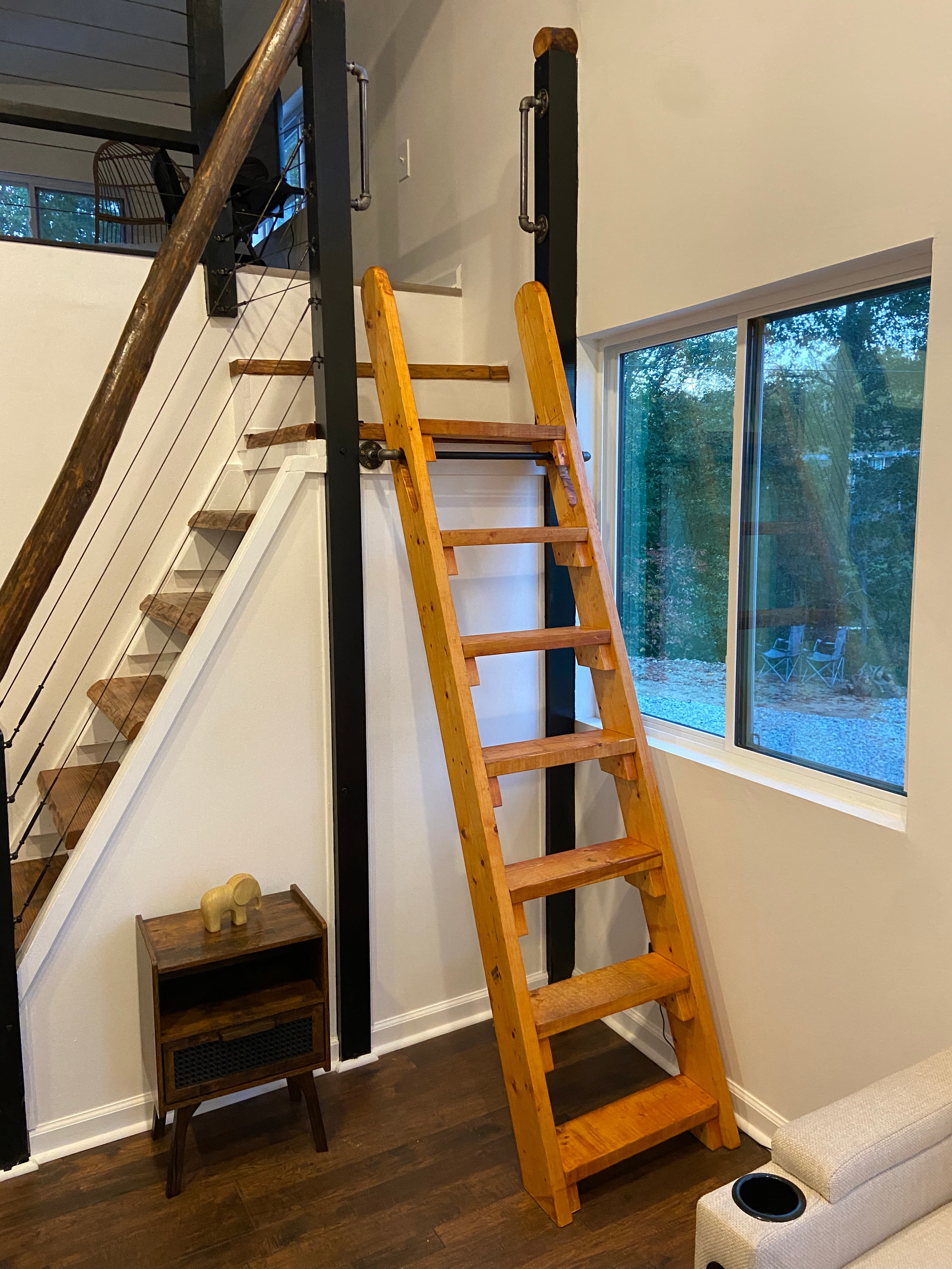 Climb Ladder To Loft