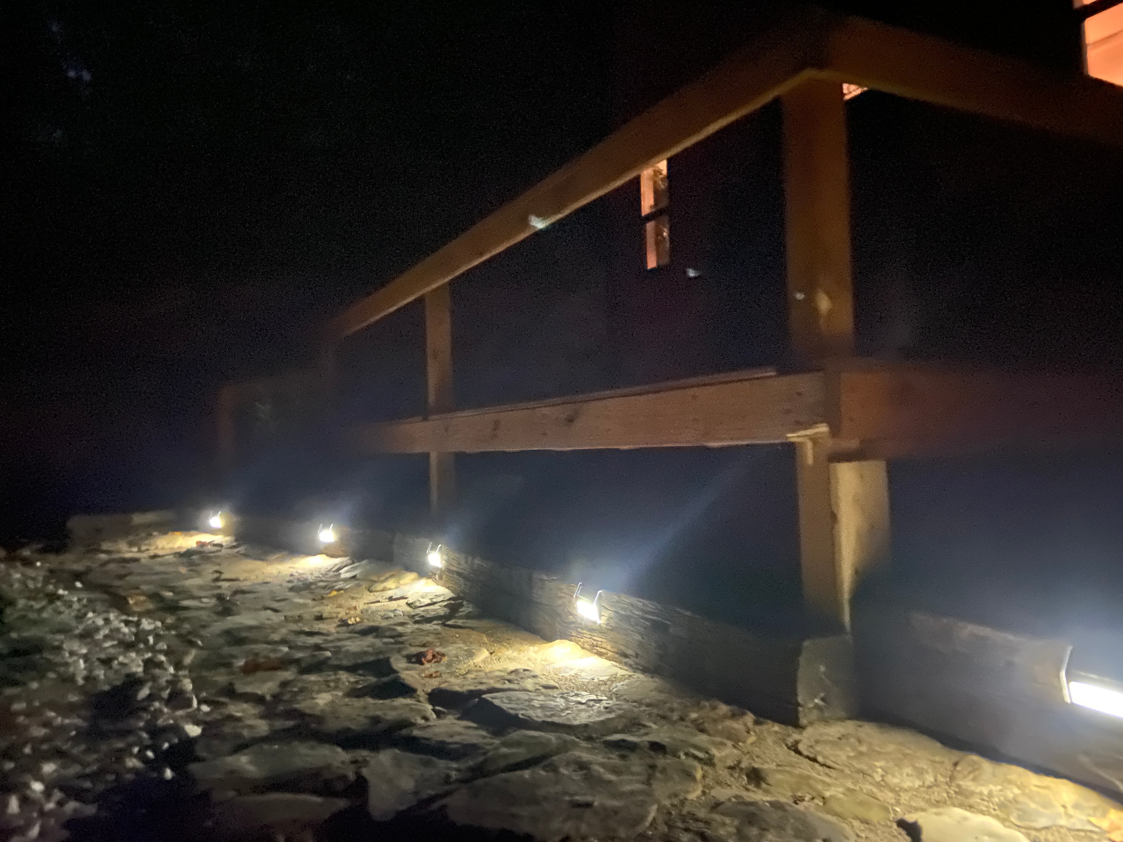 Solar Lit Exterior Walkway