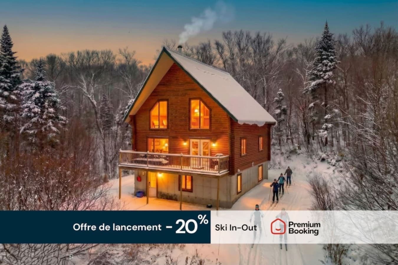 Chalet en bois au cœur du Parc des Appalaches, sur deux étages, lumineux et spacieux, disposant d’un grand balcon idéal. Il peut accueillir jusqu’à 16 personnes.
Accès ski-in/ski-out pour profiter pleinement des pistes en hiver.