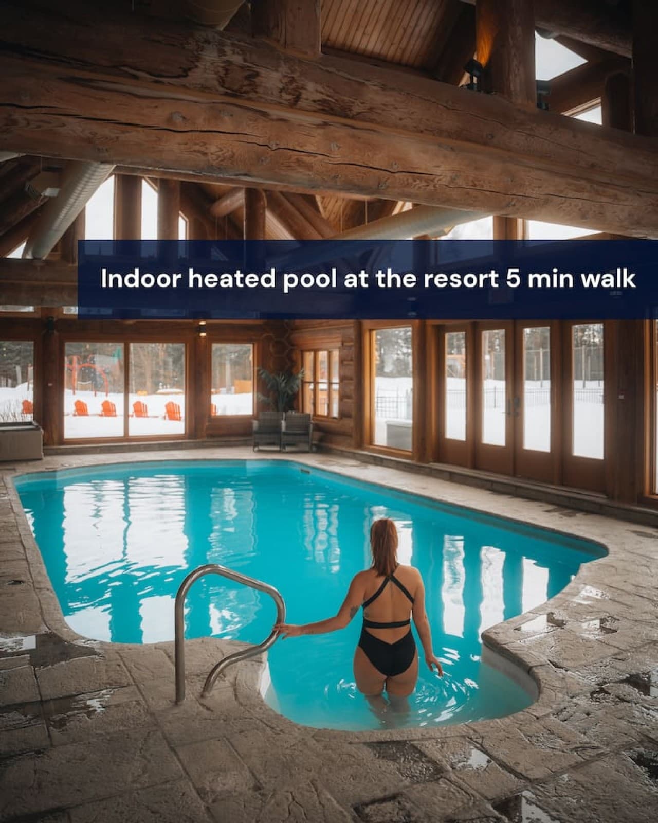 Piscine intérieure du Fiddler Resort