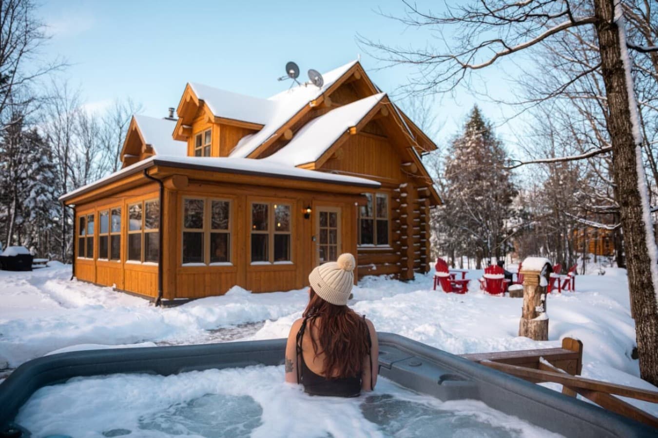 Relax, unwind, and let the soothing power of nature heal your body and soul ❄️