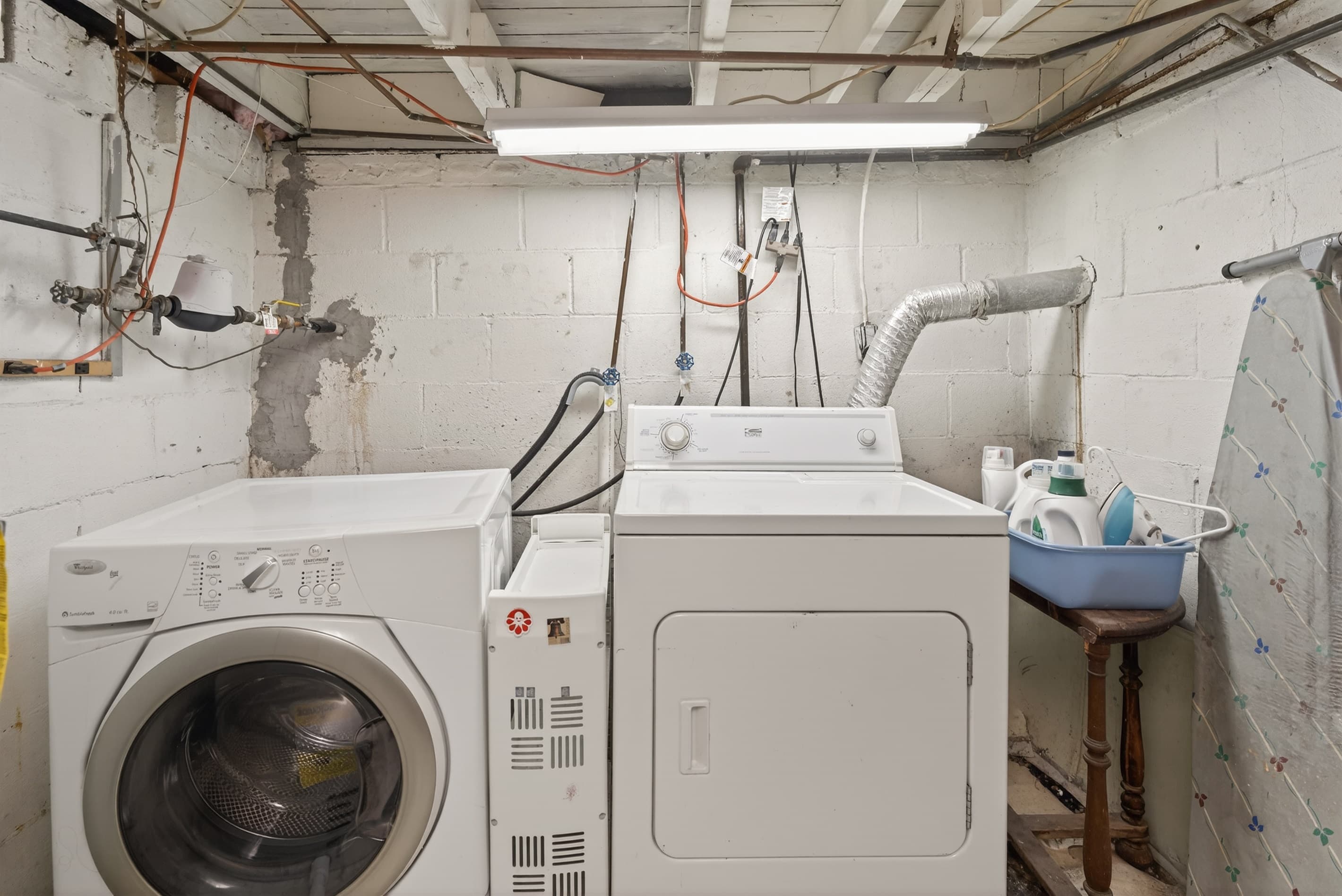 Laundry room with washer and dryer