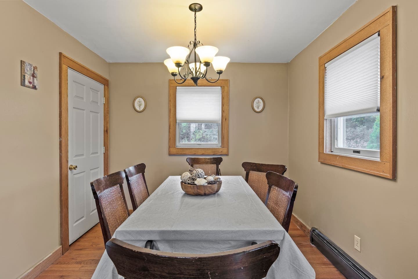 Dining room with seating for six