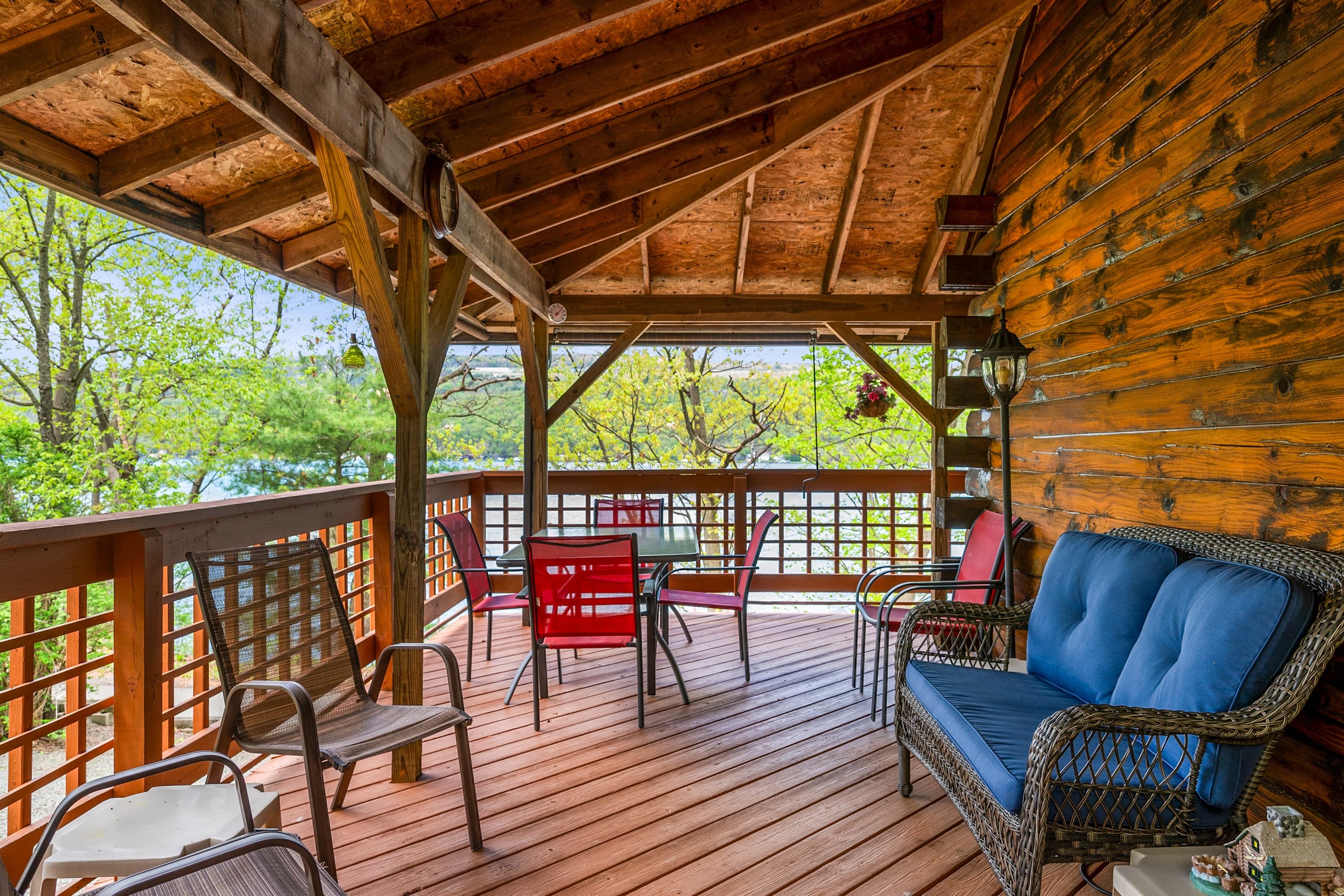 Covered seating area 