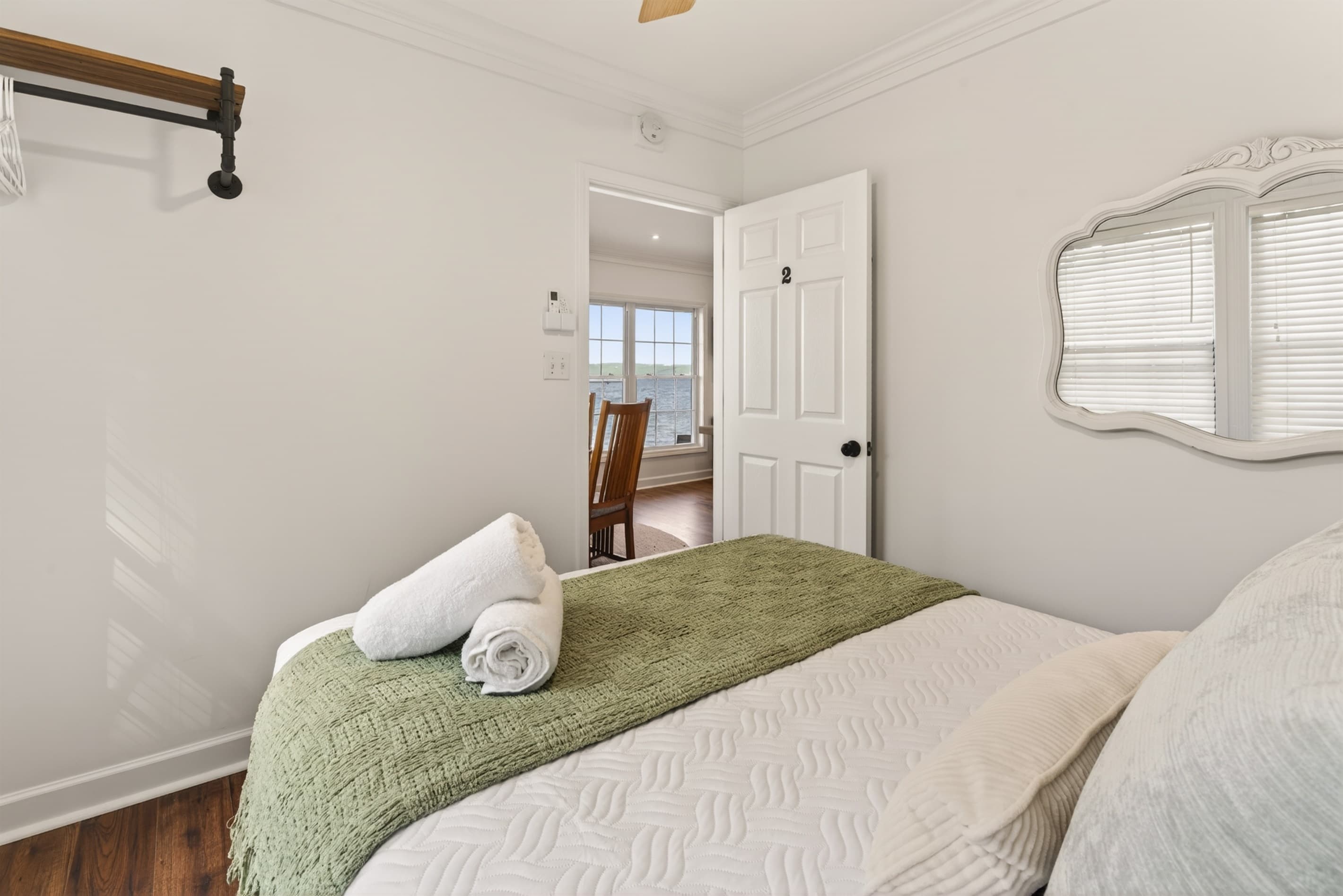 Small bedroom with natural light