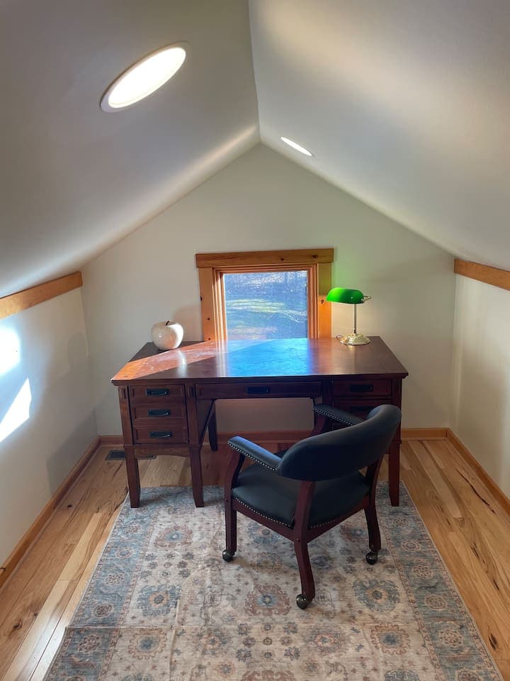 Private office with desk and chair