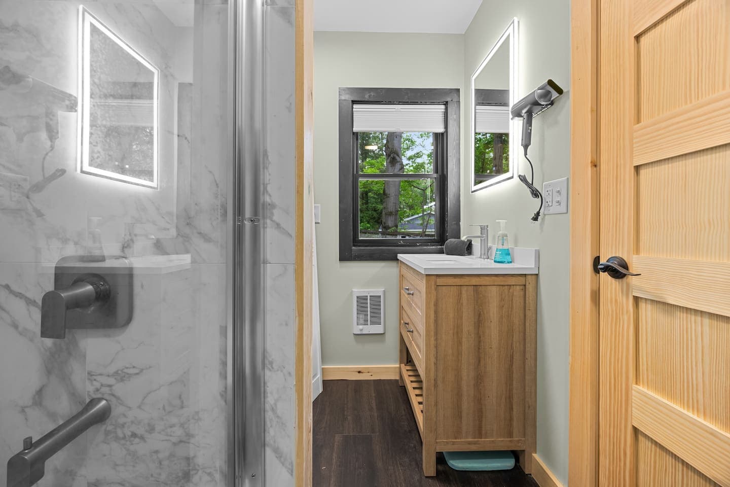 Located on the main floor next to the queen bedroom