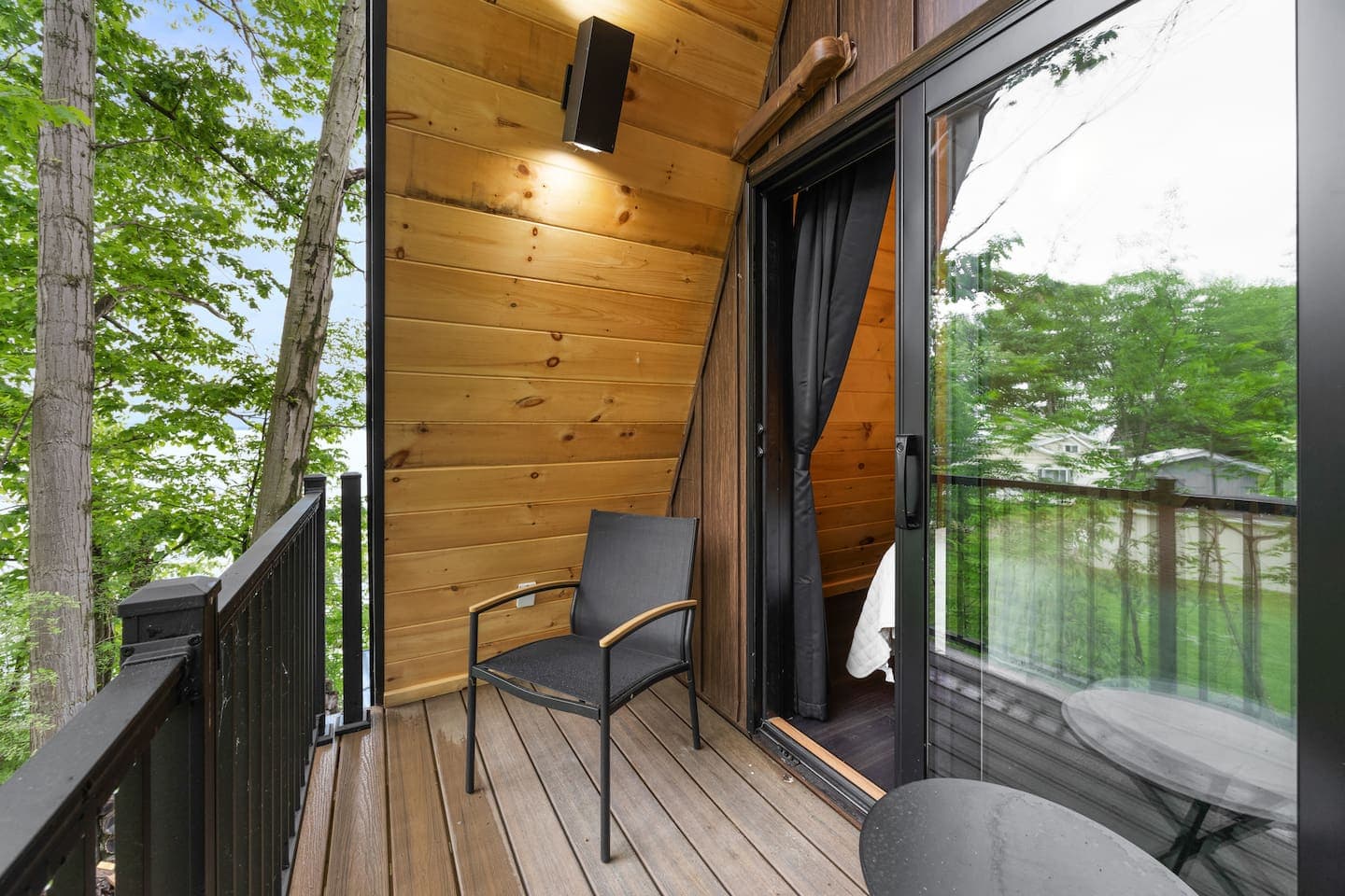Private balcony off the loft bedroom