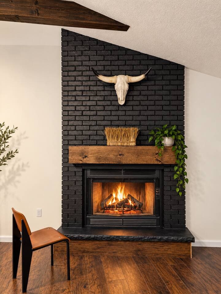 Gather around the fireplace and enjoy a slower pace in the mountains.
