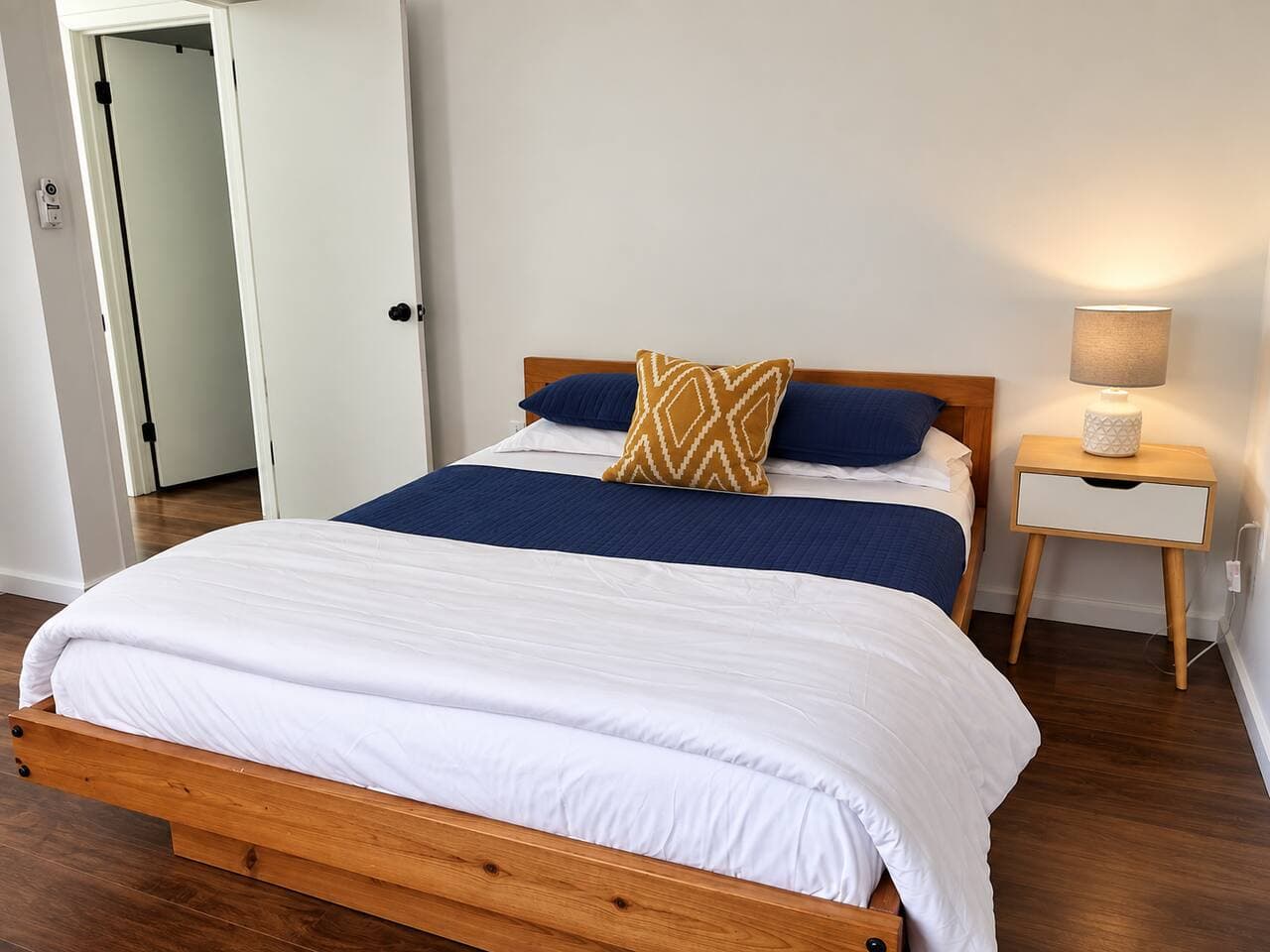 Rest easy in a comfortable queen bedroom with an ensuite bathroom after a day of exploring.