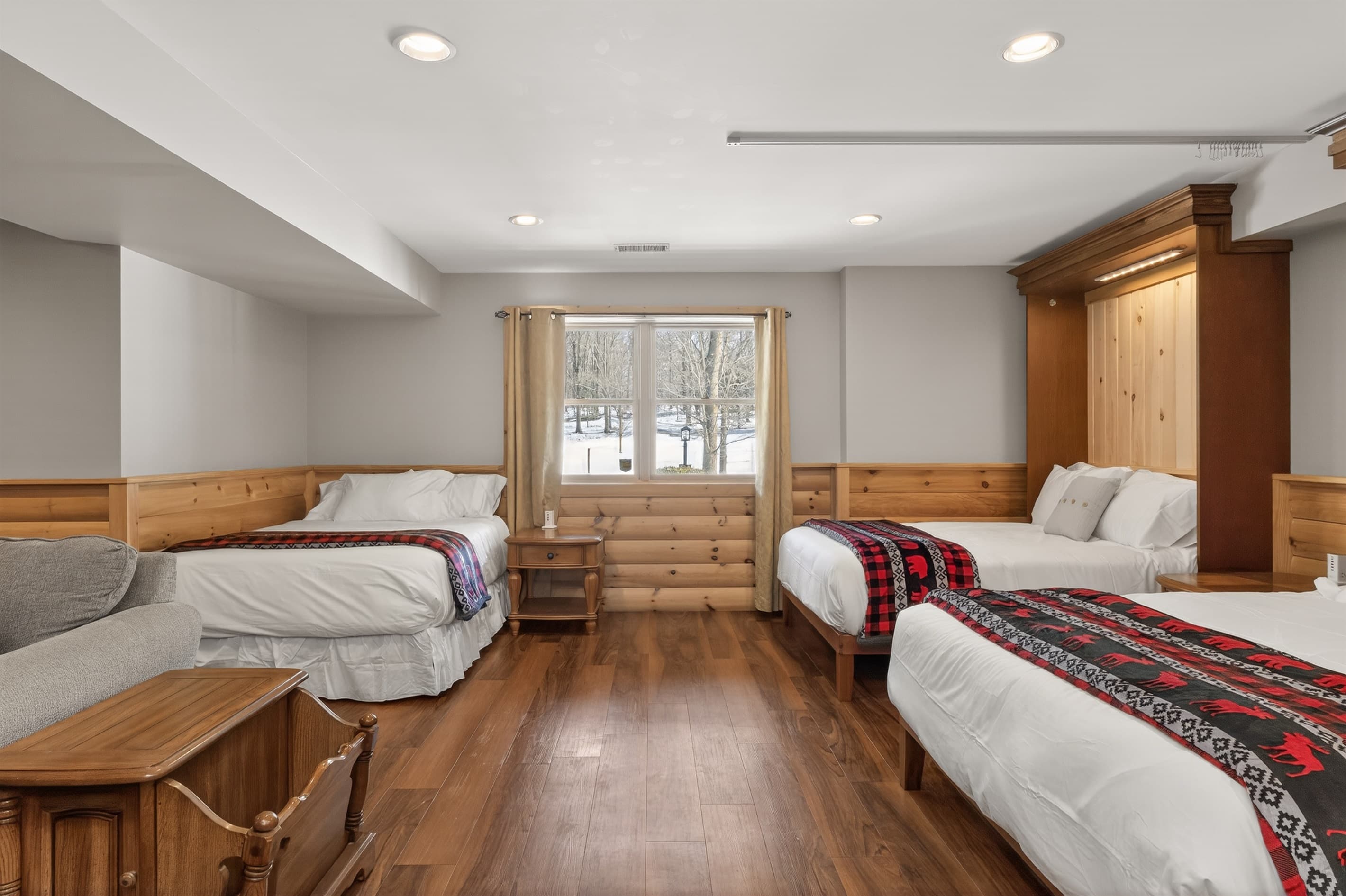 Bedroom with two beds
