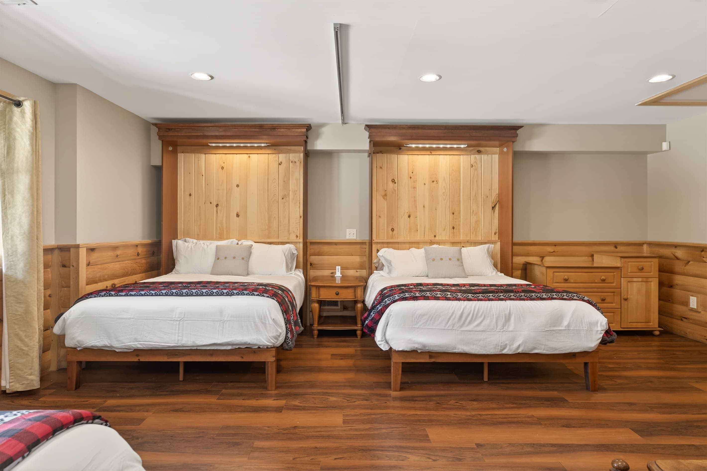 Bedroom with two beds