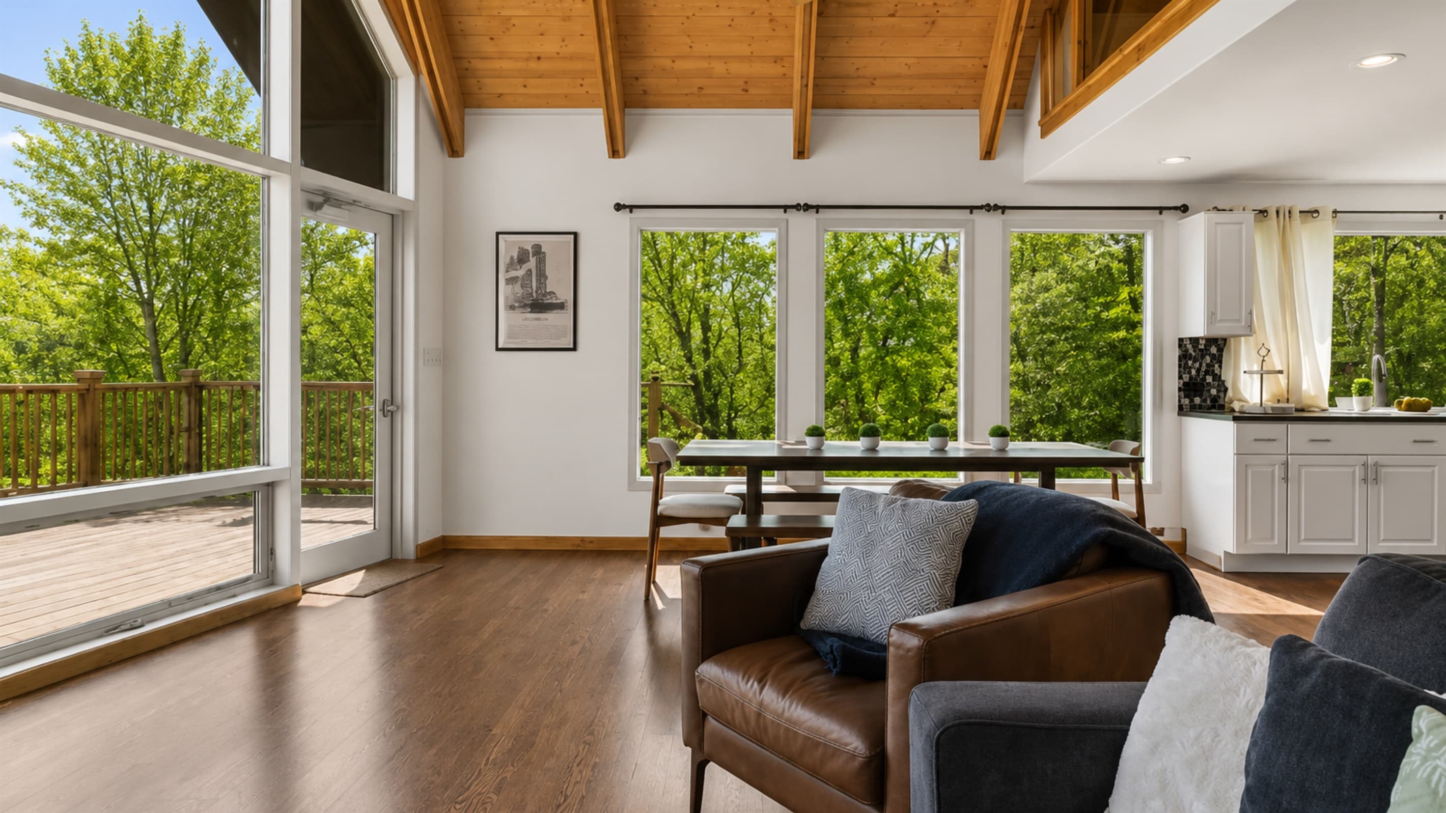 Living area with direct views outdoors