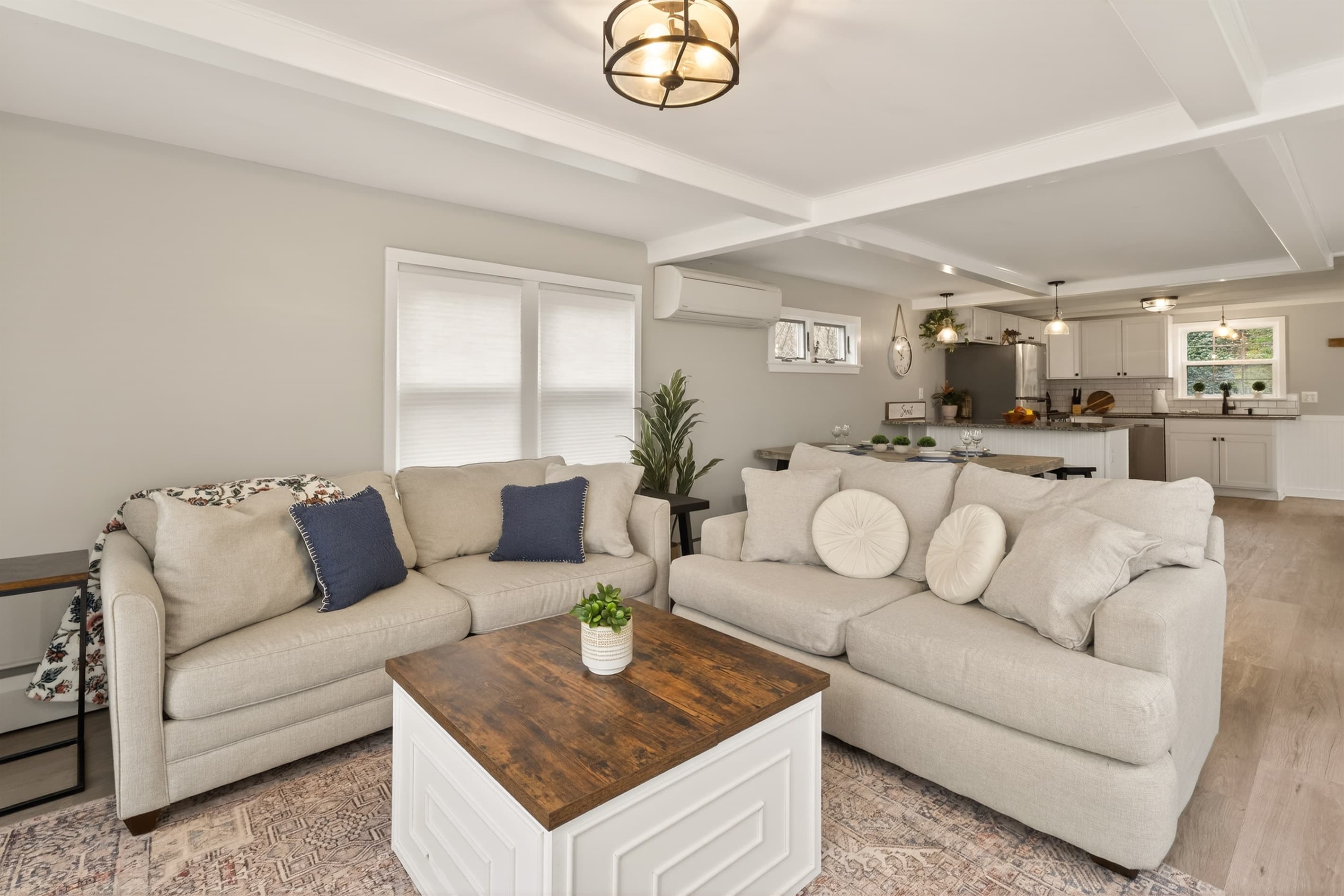 Living room with two couches 
