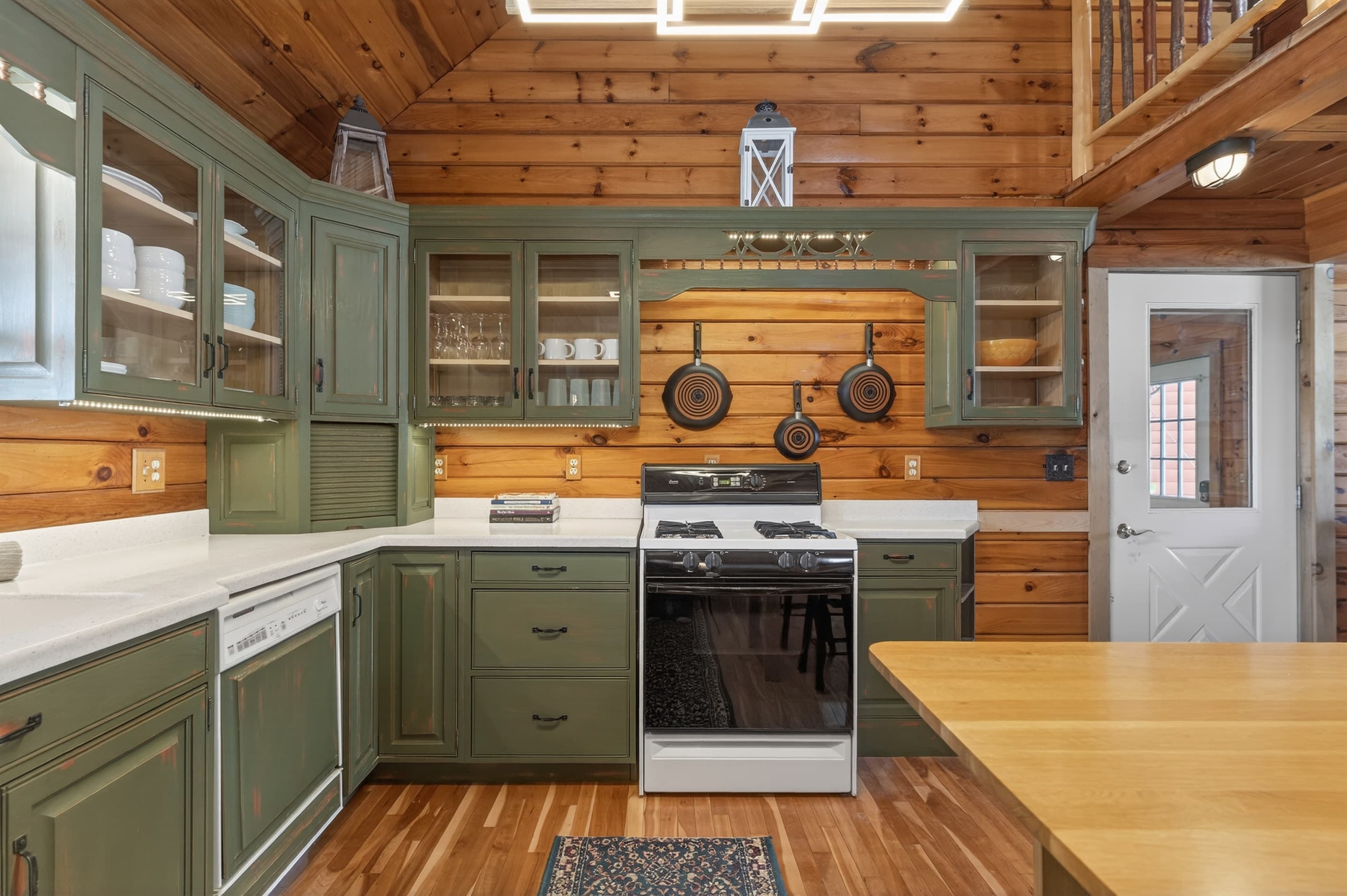 Kitchen and dining area