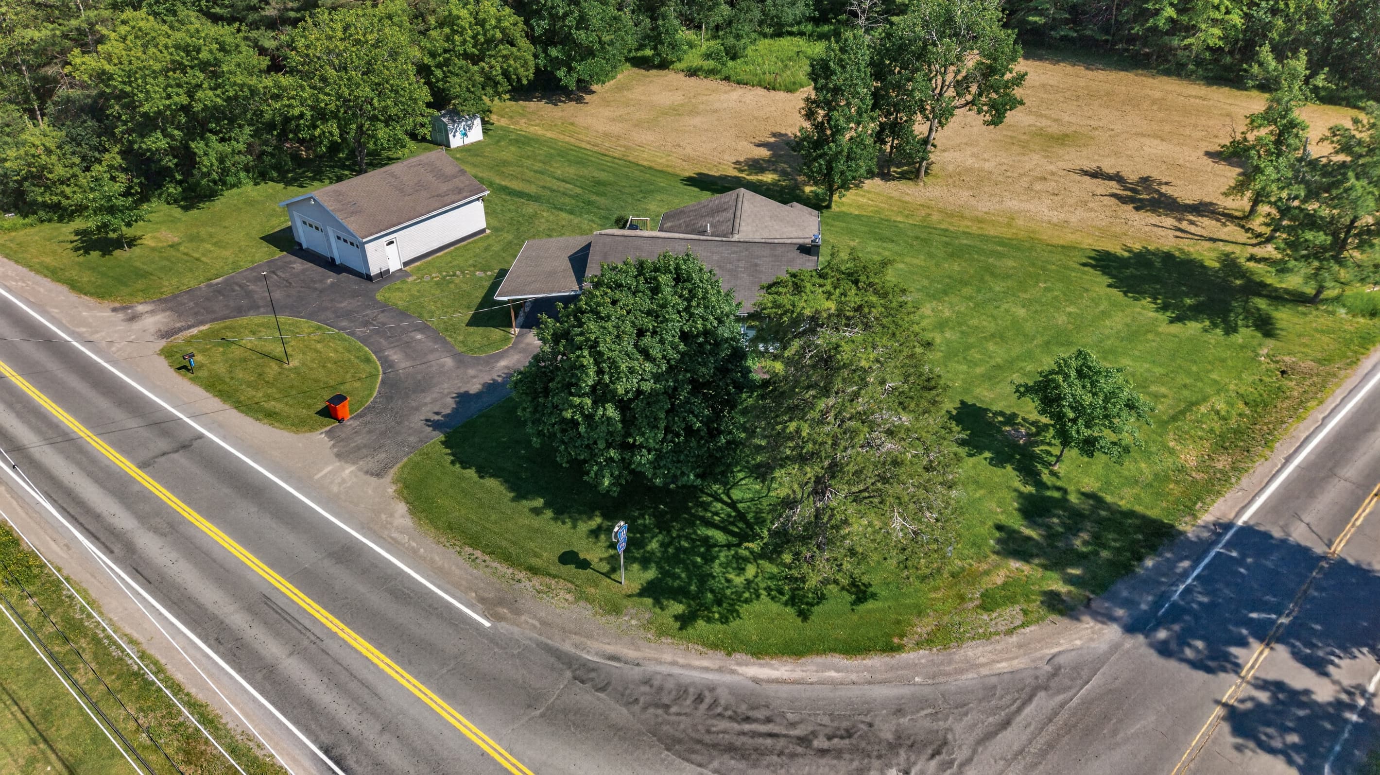 Property positioned beside the main road