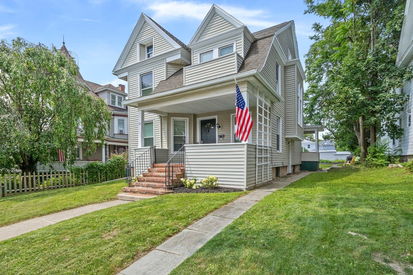 Historic home with covered front porch