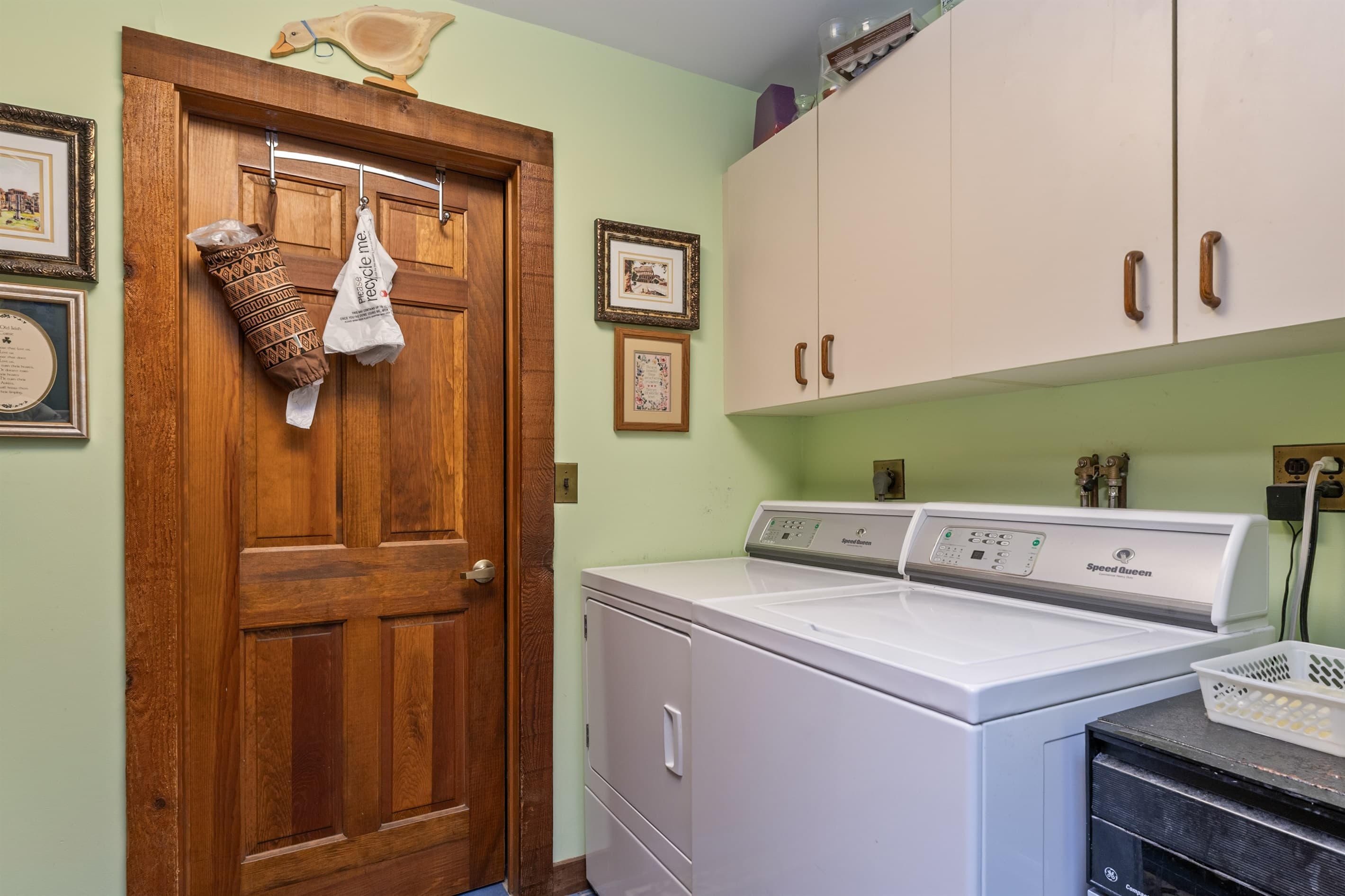 Laundry room with washer and dryer