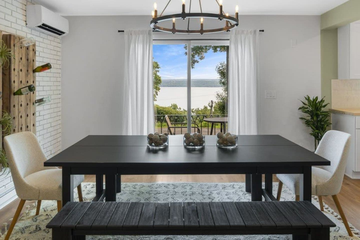 Unit 6464 dining area with lake views