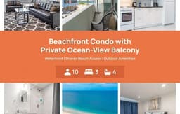 Beachfront Bloo's-2 Units-Ocean View Balcony #4/5