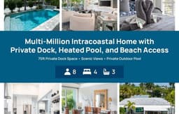 Casa Flamingo - Intracoastal w/ Heated Pool & Dock