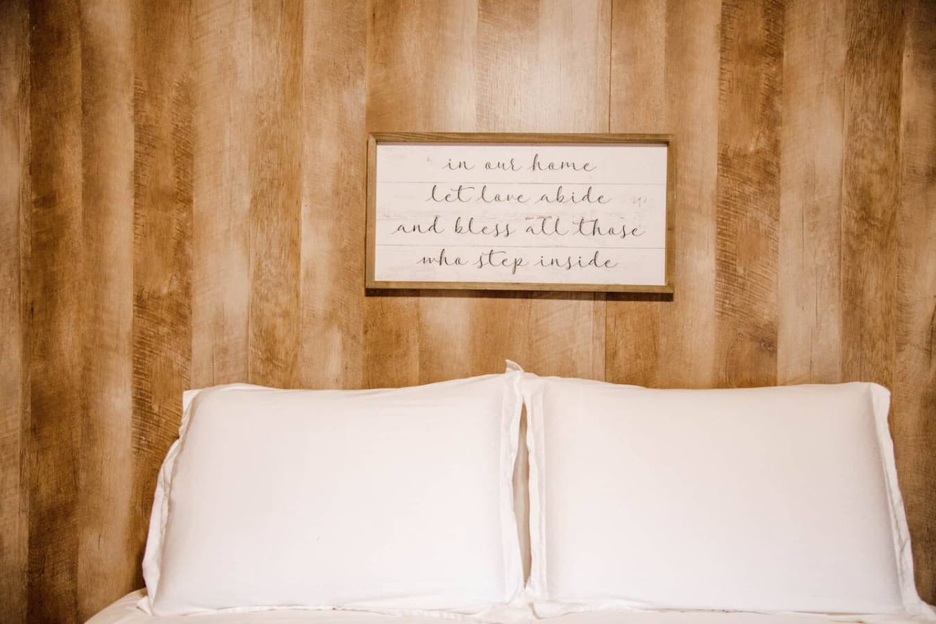 CC BR sign &amp; pillows