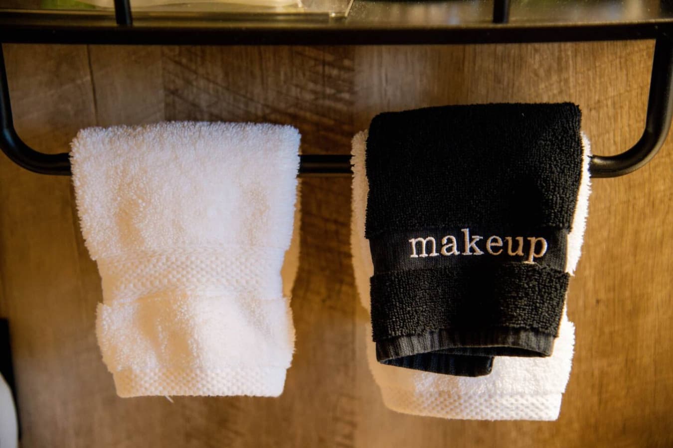 CC Bathroom makeup towel