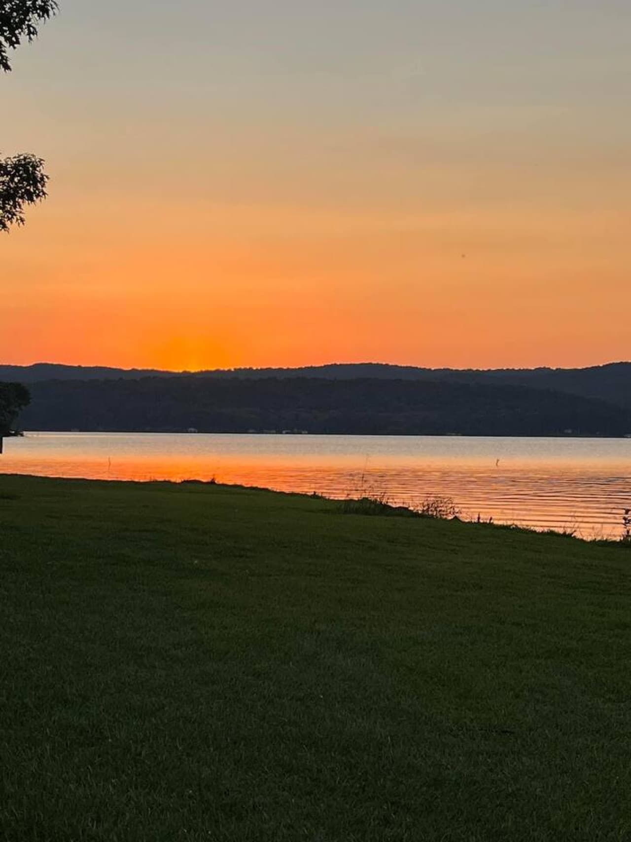 View of Lake Guntersville at Sunset