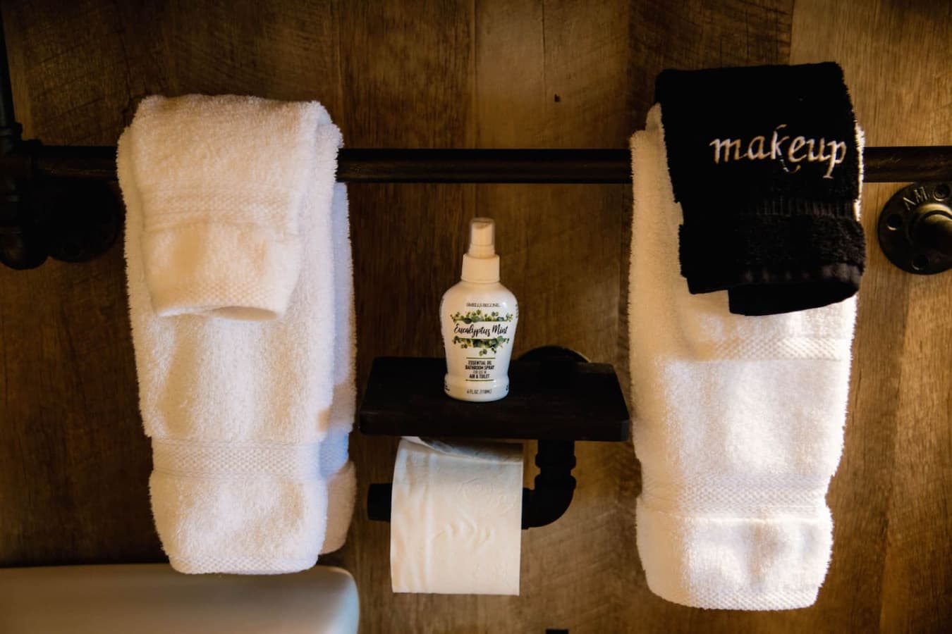 LL makeup towel rack