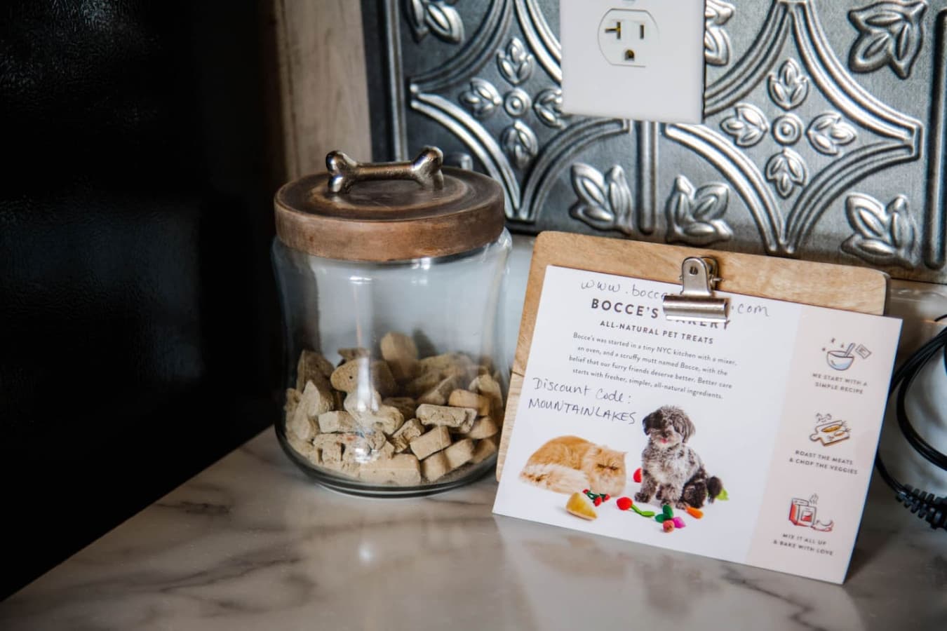 LL Kitchen Bocces treat jar