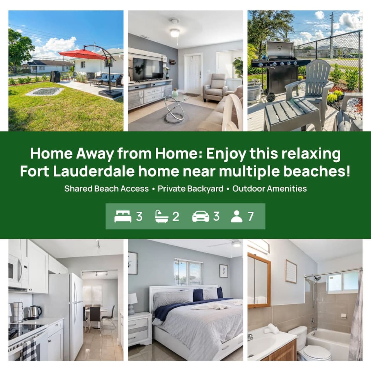 Roxana's 3BR/2BA w/ Modern Interior & BBQ Backyard