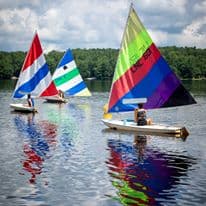 Sailing ! Lake Naomi Club Private lake