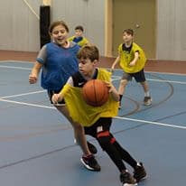 Basketbal at kid's camp