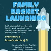 Rocket launch Family vacation acitivity