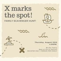 Family scavenger hunt activities at Lake Naomi Club