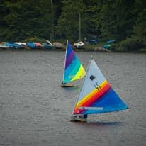 Sailing at Lake Naomi Club